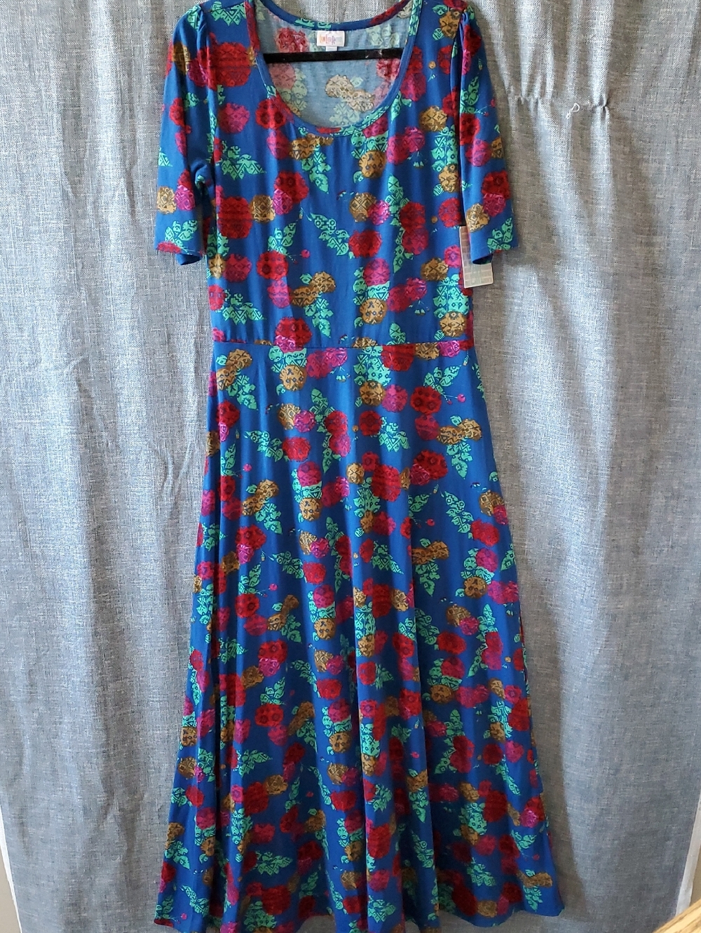 Geometic Floral Ana Lularoe Full Length Maxi Dress